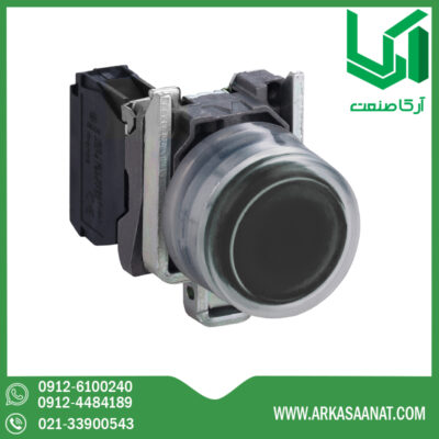 پوش باتن فلزی مشکی اشنایدر XB4BP21