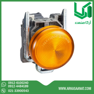 چراغ سیگنال فلزی نارنجی اشنایدر XB4BV65