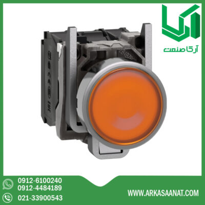 نمایندگی پوش باتن فلزی نارنجی اشنایدر XB4BW35B5