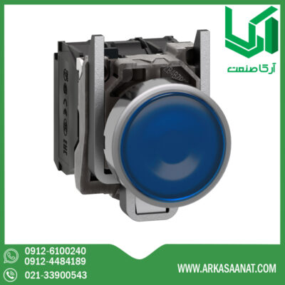 نماینده فروش پوش باتن فلزی آبی اشنایدر XB4BW36B5