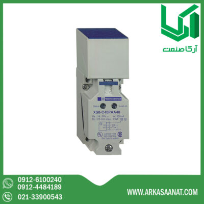 سنسور مکعبی فاصله تشخیص 40میلی متر اشنایدر XS8C40PC449