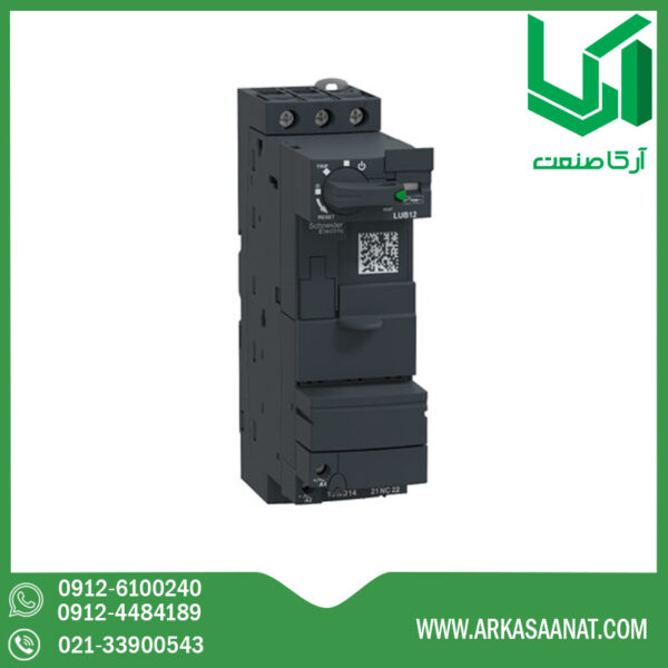 رله کنترل موتور 12 آمپر اشنایدر LUB12