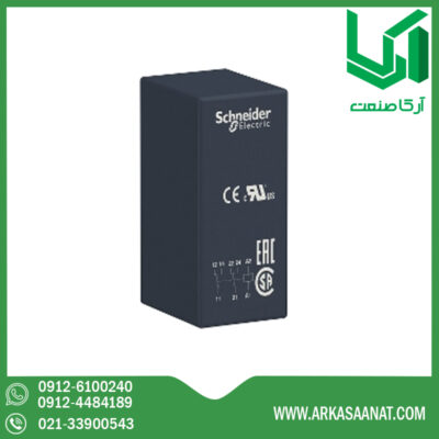 قیمت رله 6 پایه 2 کنتاکت 24VDC اشنایدر RSB2A080BD