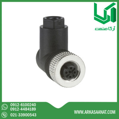 نمایندگی کانکتور 90 درجه ماده M12 اشنایدر XZCC12FCM40B